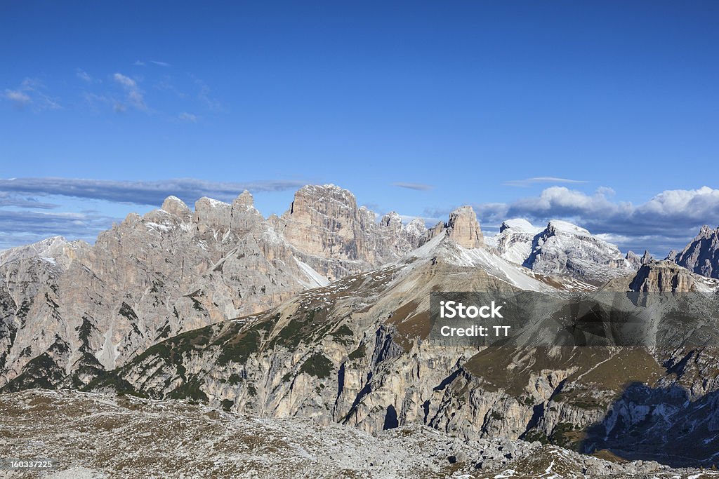 Drei Zinnen vue sur le parc naturel - Photo de Admirer le paysage libre de droits