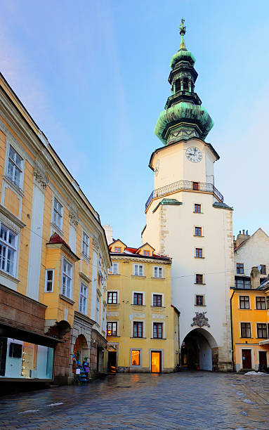 istock Bratislava - Michael Tower (Michalska Brana), Slovakia. Historic City Gate. 160337246