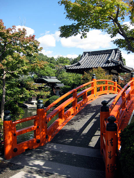 This is a photograph of a Japanese rock garden outside of a temple in Kyoto, Japan.