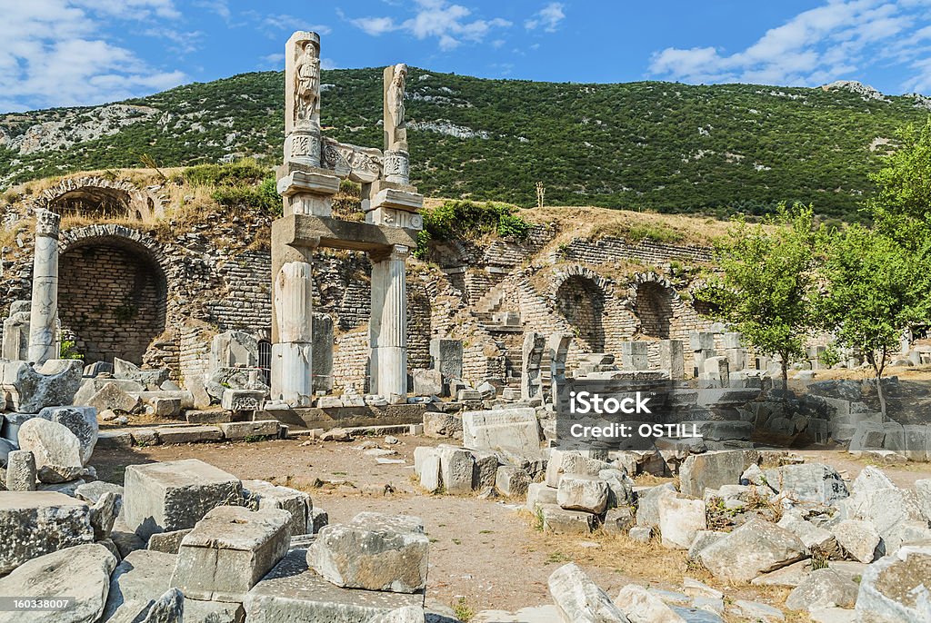 Las ruinas de Éfeso, Turquía - Foto de stock de Aire libre libre de derechos