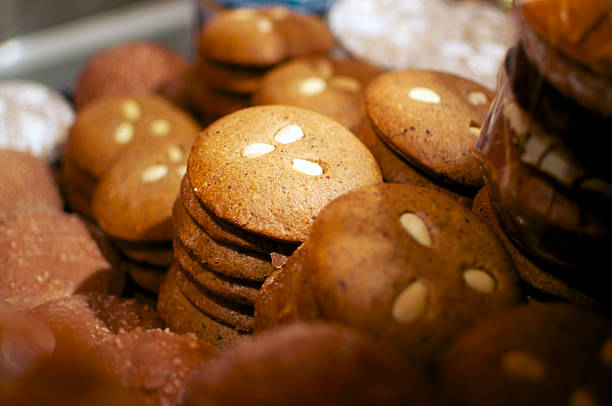 Gingerbread Lebkuchen stock photo