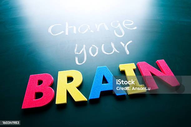 Change Your Brain Concept Stock Photo - Download Image Now - Achievement, Alphabet, Aspirations