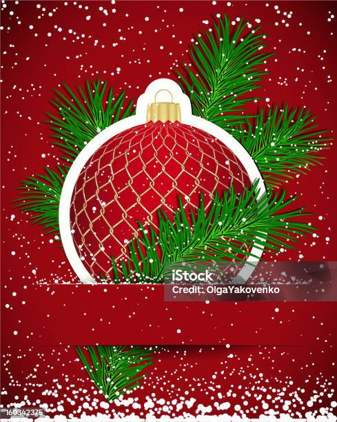 Weihnachten Hintergrund Stock Vektor Art und mehr Bilder von 2014 - 2014, Abendball, Ast - Pflanzenbestandteil