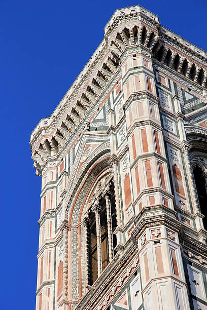 Florence Cathedral Bell tower of the Cathedral of Florence galerie des offices stock pictures, royalty-free photos & images