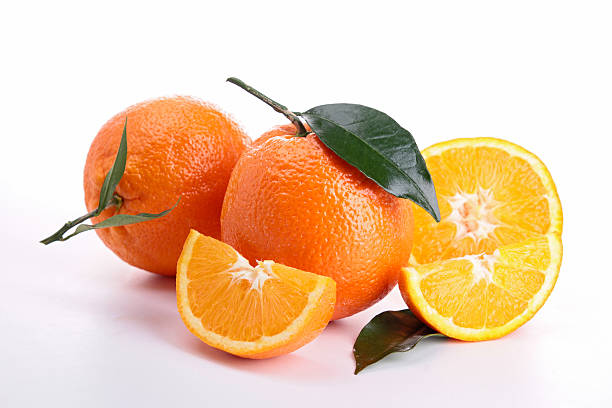 istock ripe orange isolated on white background 160342461