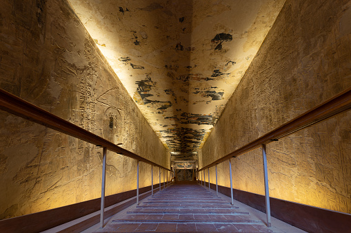 King Seti tomb at the Valley of Kings .Luxor . Egypt