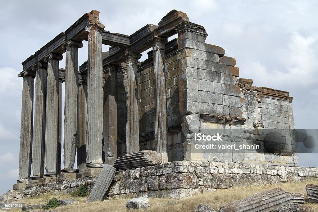 Ruínas do Templo de Zeus Aizanoi - Foto de stock de Aizanoi royalty-free
