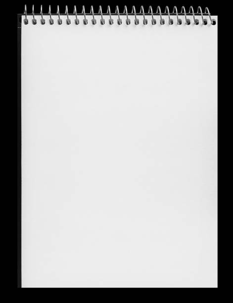istock a paper page notebook isolated on the black background 1603444144