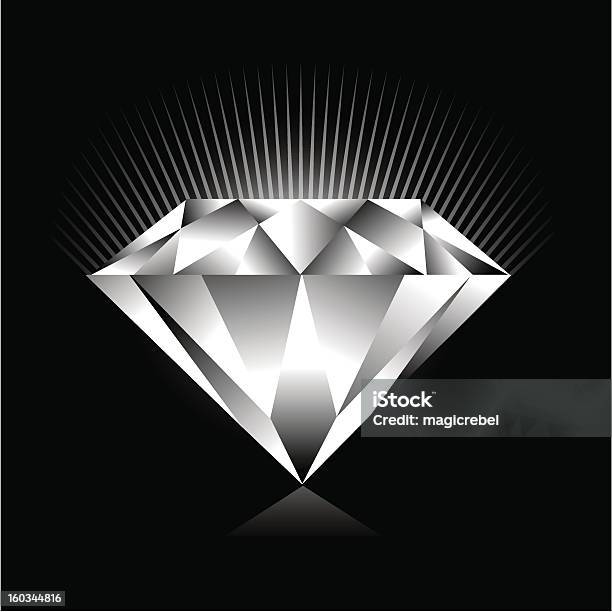 Diamond Stock Vektor Art und mehr Bilder von Diamant - Diamant, Diamantförmig, Edelstein