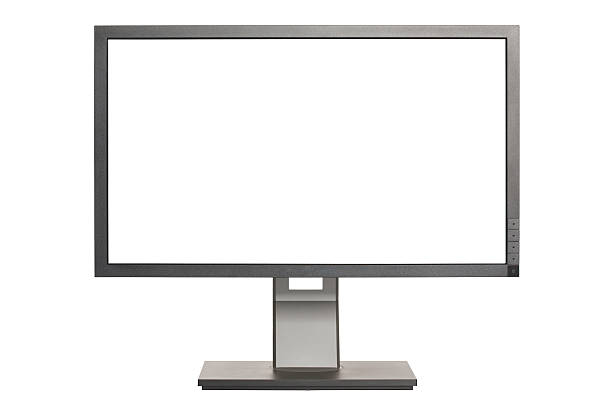 istock Isolated monitor with clipping paths 160344991