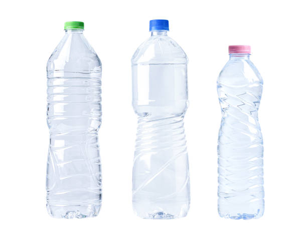 istock Plastic water bottle isolated on white background. 1603450591