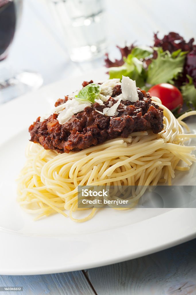 spaghetti - Foto stock royalty-free di Basilico