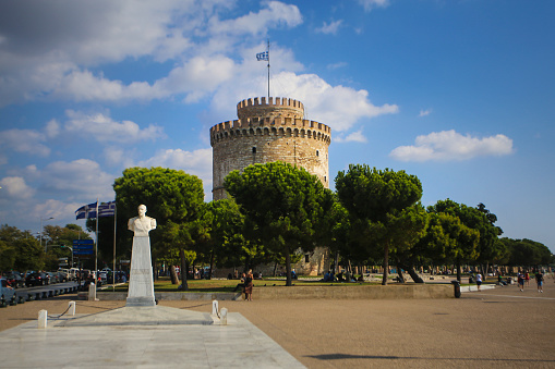 White Tower in Thessaloniki, Greece.