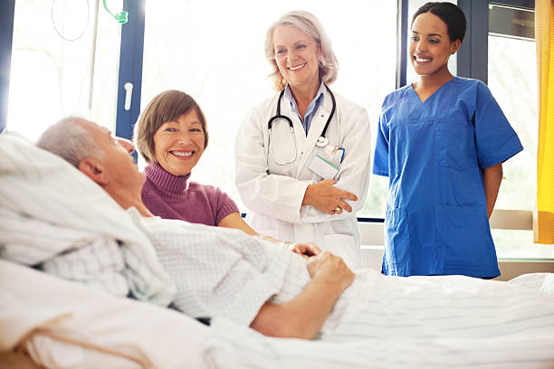 istock Senior patient at the hospital 160347880