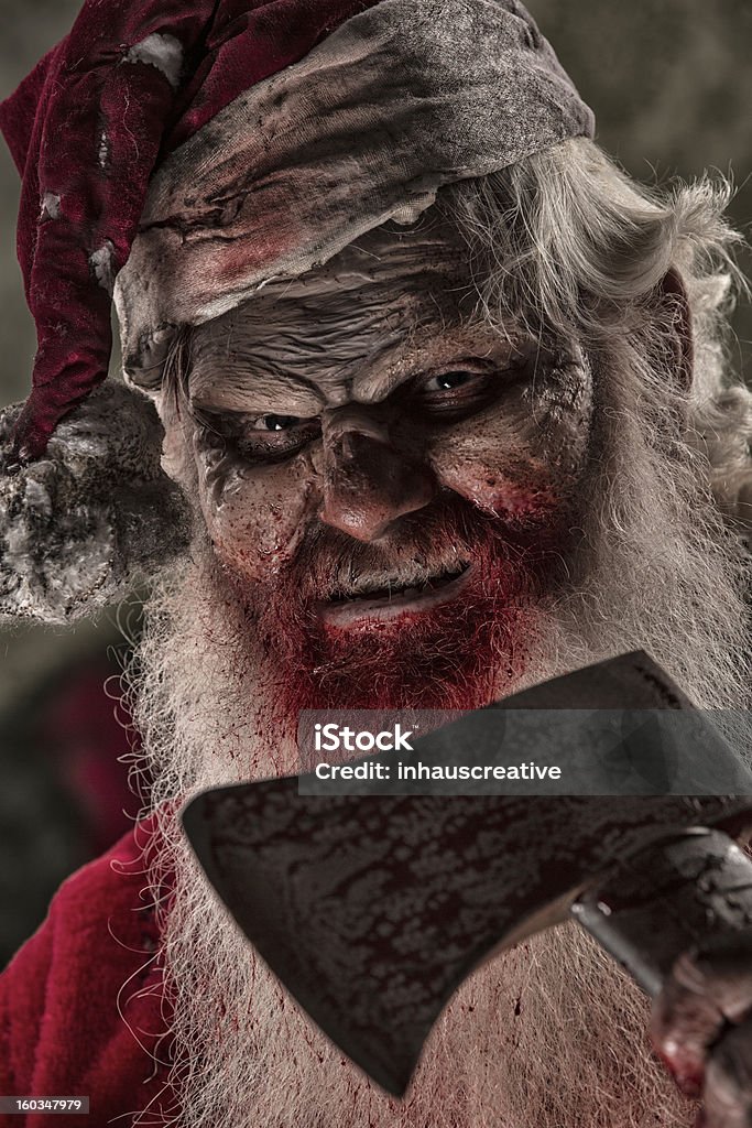 Imágenes de Santa zombi Real - Foto de stock de Angustiado libre de derechos