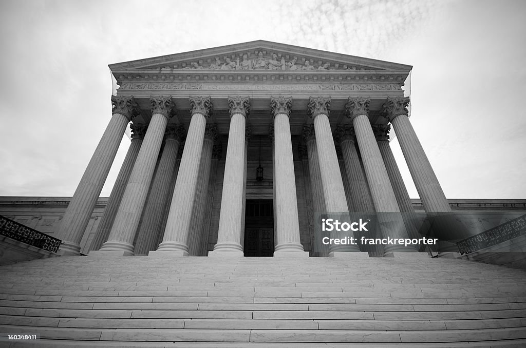 El Tribunal Supremo de los Estados Unidos-Washington DC - Foto de stock de Aire libre libre de derechos