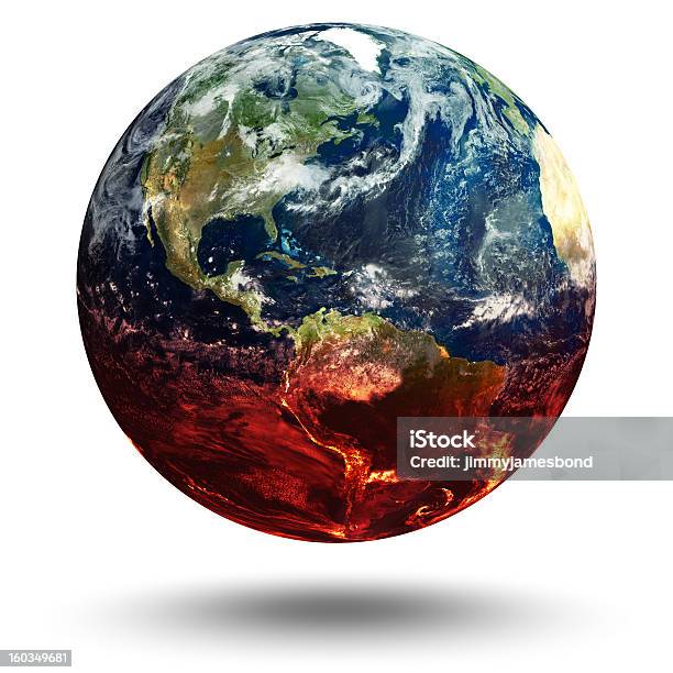 Photo libre de droit de Réchauffement De La Planète banque d'images et plus d'images libres de droit de Globe terrestre - Globe terrestre, Cuisiner, Brûler