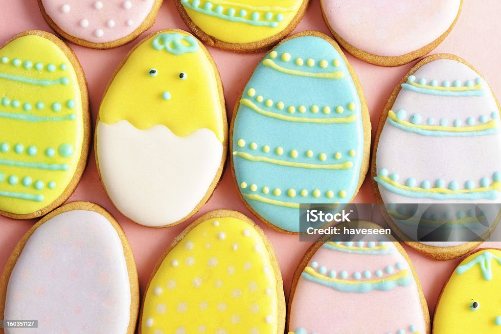 Pascua casera de galleta de jengibre - Foto de stock de Alcorza libre de derechos