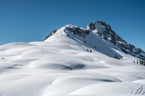 Skitour to Mount Hochkranz in the Berchtesgaden Alps