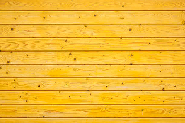 istock yellow wooden fence 160355590