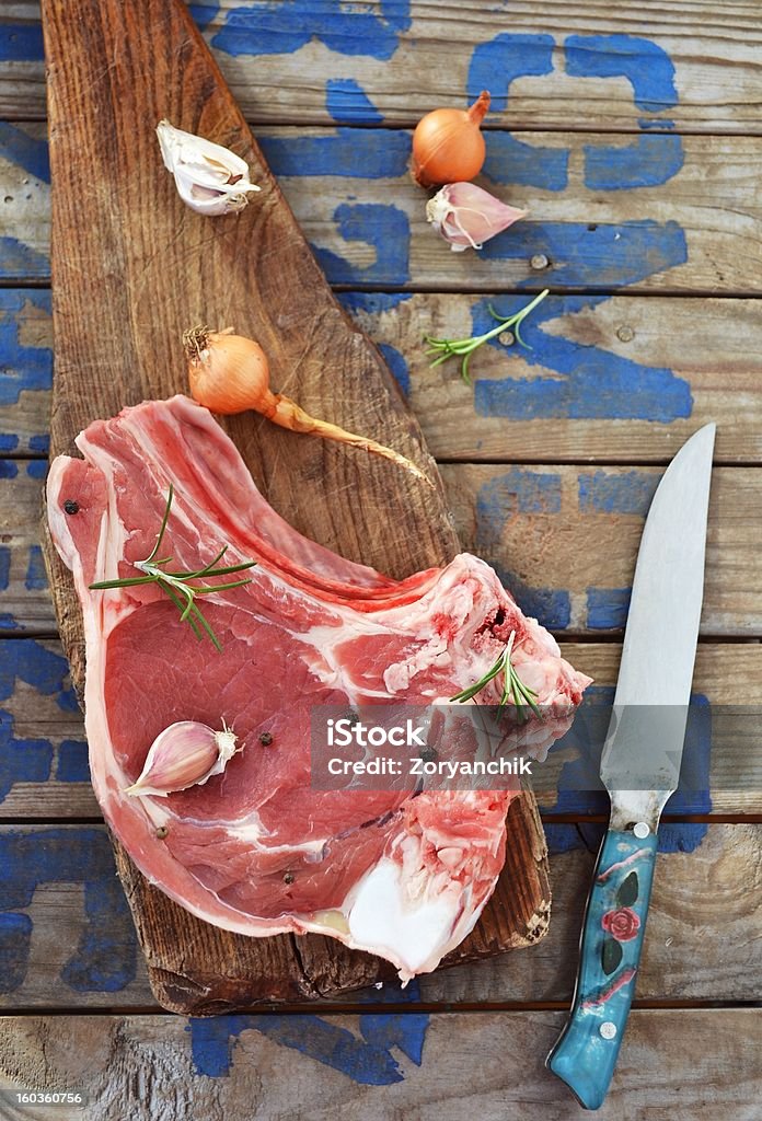 beefsteak beefsteak on the board Barbecue - Meal Stock Photo