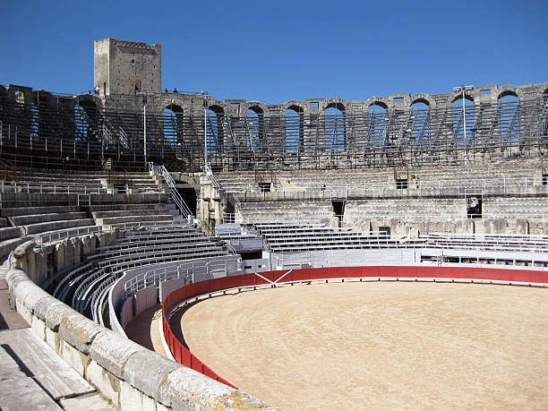 Arles Amphitheater stock photo