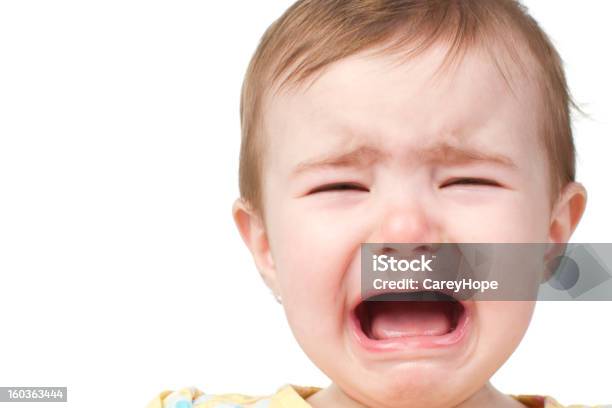 Crying Baby Stockfoto und mehr Bilder von Weinen - Weinen, Baby, Freisteller – Neutraler Hintergrund