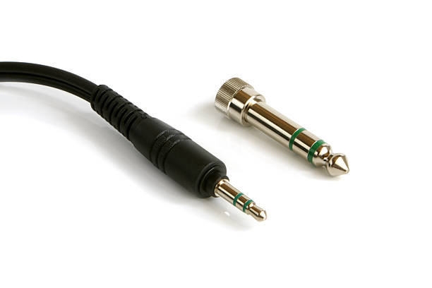 istock Stereo adapter minijack to jack (3,5mm 6,3mm) 160364358
