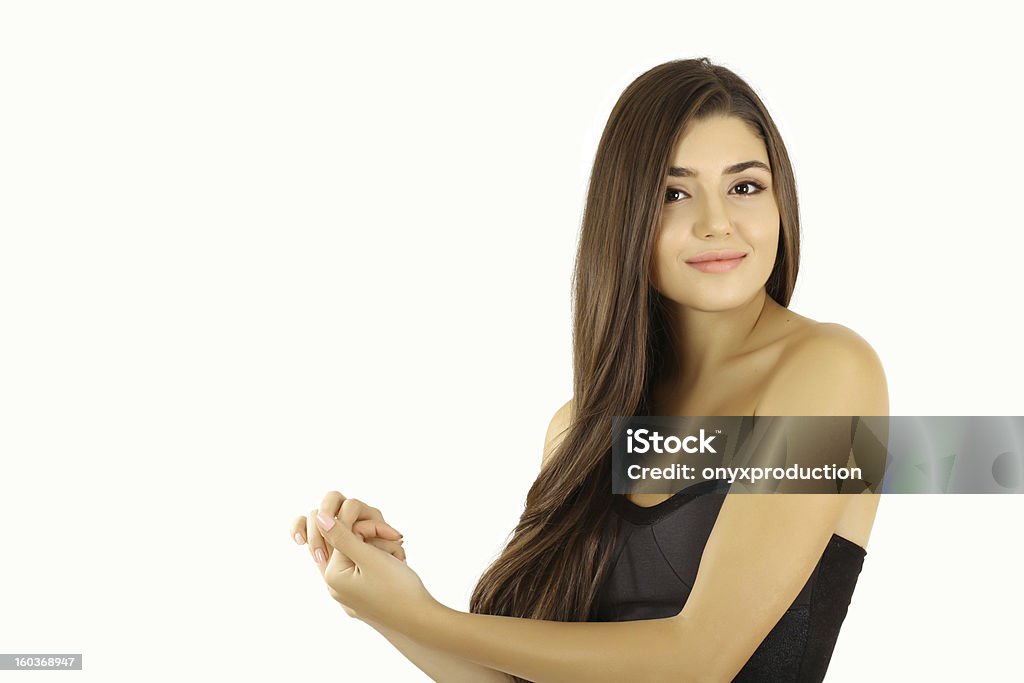 High Key Beauty Young woman looking pureness 20-24 Years Stock Photo