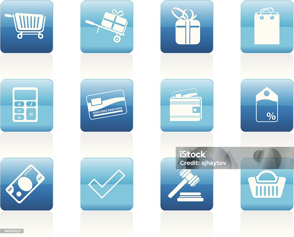 Online-Shop Symbole - Lizenzfrei Bekommen Vektorgrafik