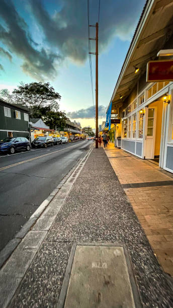 istock View down front street in Lahaina Maui Hawaii 1603706715