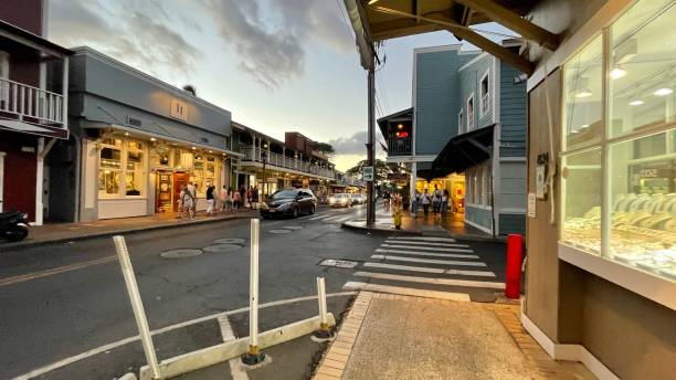 istock View down front street in Lahaina Maui Hawaii 1603706717