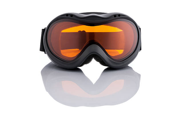 istock Brand new ski goggles isolated on white background 160371075