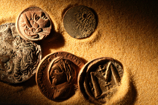 Antiguas monedas photo