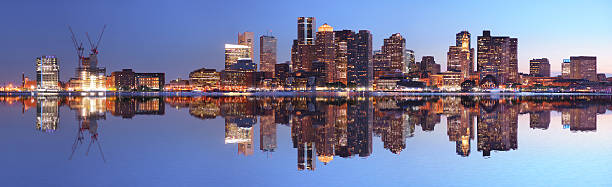 istock Large Boston City Panorama at Night 160374919