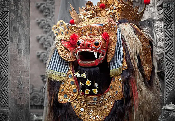 Photo of Barong - character in the mythology of Bali, Indonesia.