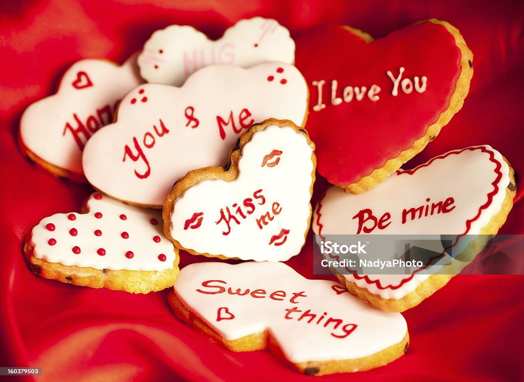 Valentine's Cookies - Foto de stock de Alimento libre de derechos