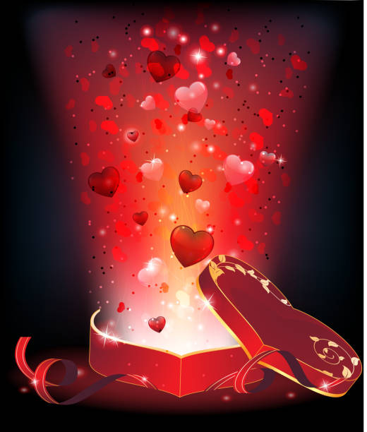Box Of Chocolates And Fireworks Stock Illustration - Download Image Now -  Abstract, Backgrounds, Box - Container - iStock