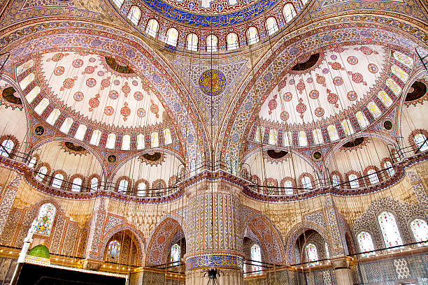 istock Sultanahmet Blue Mosque in Istanbul Turkey - interior 160379772