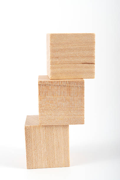 wooden blocks stock photo