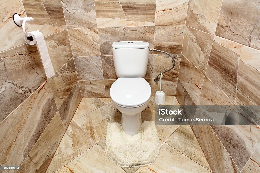 Toilettes de luxe - Photo de Accessibilité aux personnes handicapées libre de droits