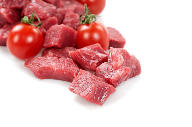 istock Diced Raw Meat With Plum Tomatoes 160382096