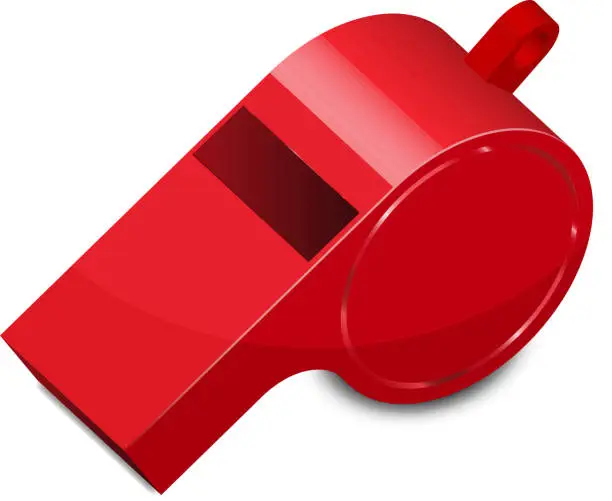 Vector illustration of Whistle