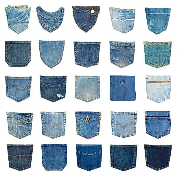 Photo of jeans pocket