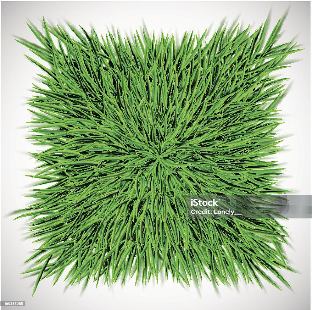 Gras Hintergrund mit Quadraten - Lizenzfrei Ausdruckslos Vektorgrafik