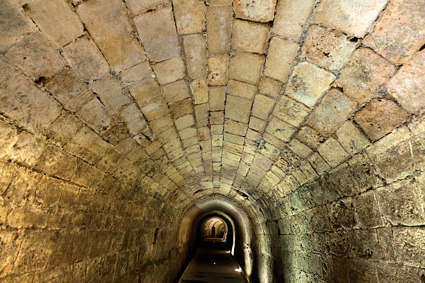 istock Templar Tunnel in Acco 160384197