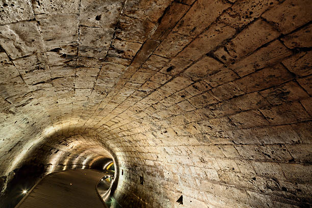 istock Templar Tunnel in Acco 160386004