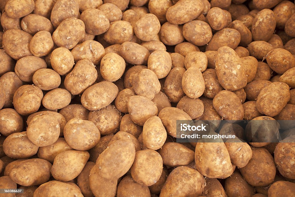 Pilhas de batatas - Foto de stock de Agricultura royalty-free