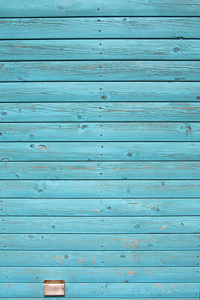 Painted Wooden Board Background stock photo