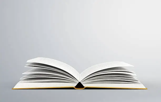 Photo of open book